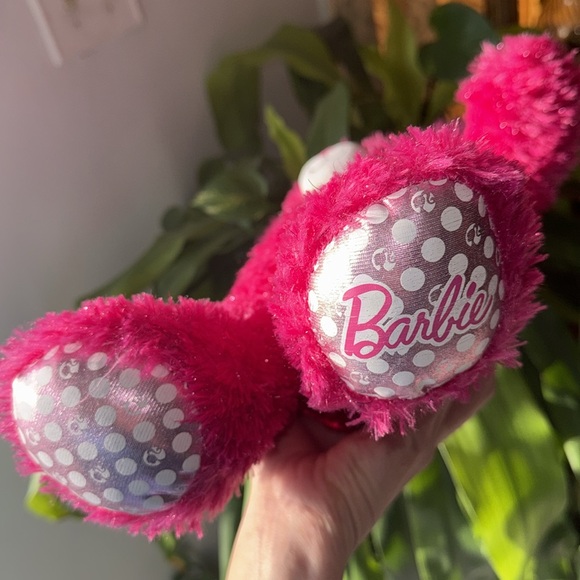 Limited Edition Barbie Build-A-Bear Stuff Animal Pink Sparkle Bear Cute - Picture 3 of 10